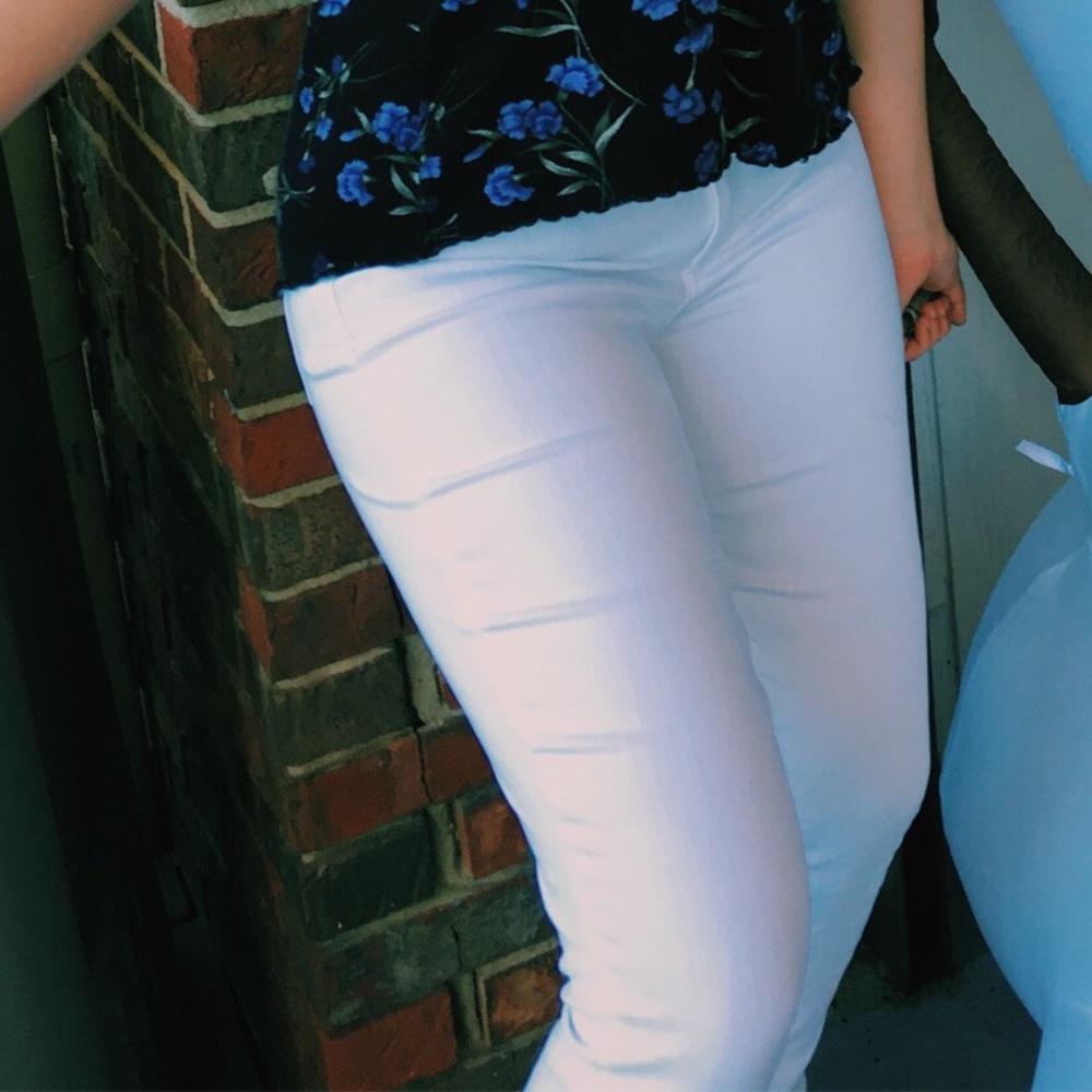 white jeans